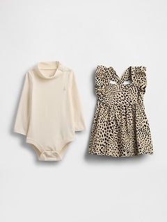 Baby Corduroy Skirtall Outfit Set