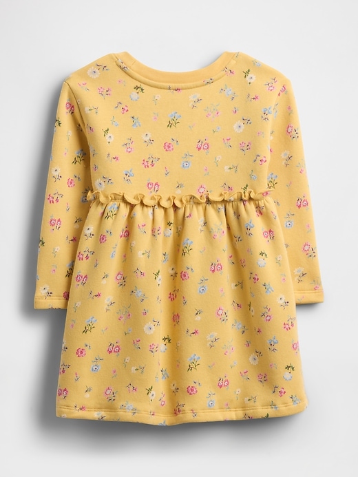 Image number 3 showing, Baby & Toddler Ruffle-Waist Sweatshirt Dress