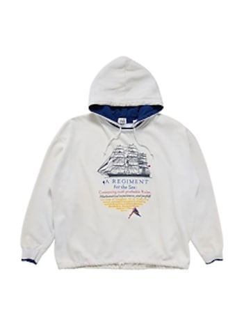 1980s GapVintage Men's Sailing Hoodie — XL