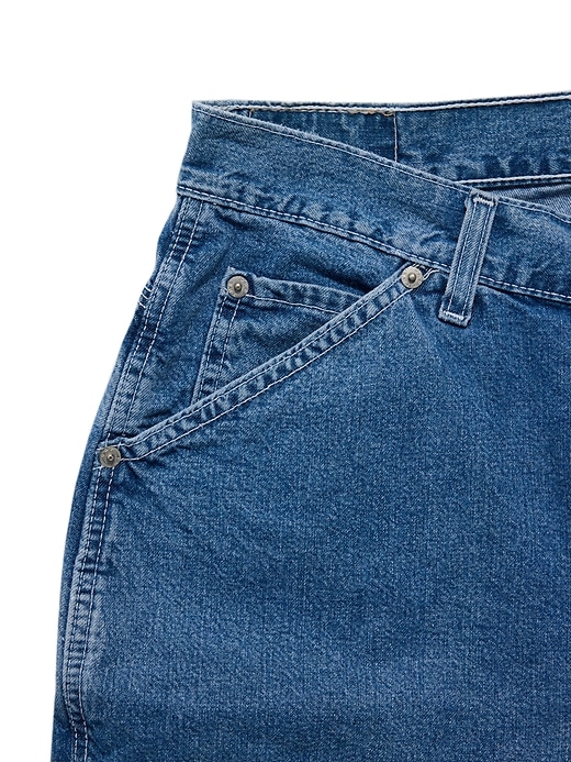 Image number 4 showing, 1990s GapVintage Men's Denim Work Shorts — 32