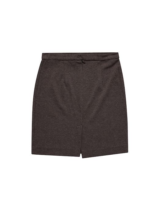 Image number 2 showing, 1990s GapVintage Women's Herringbone Wool Pencil Skirt — 10