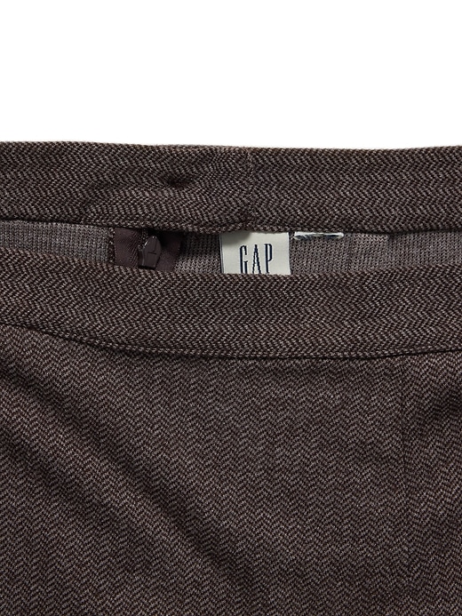 Image number 3 showing, 1990s GapVintage Women's Herringbone Wool Pencil Skirt — 10