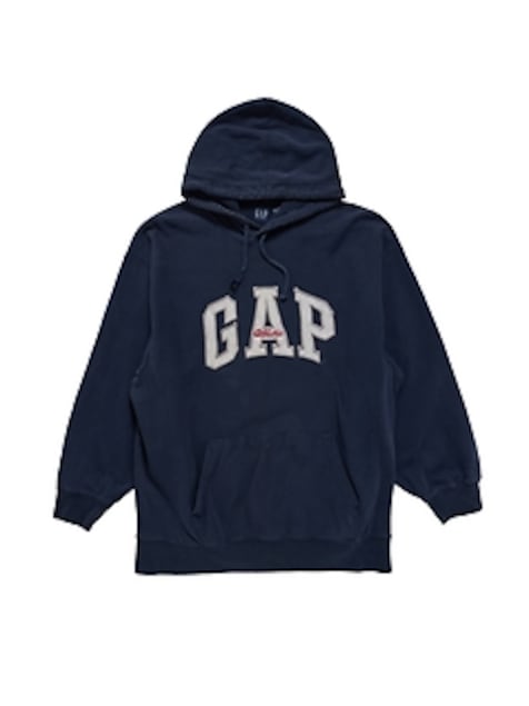 1990s GapVintage Men's Athletic Logo Hoodie — M