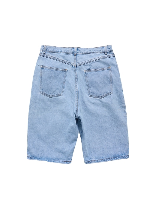 Image number 2 showing, 1990s GapVintage Women's Long Denim Shorts — 13/14