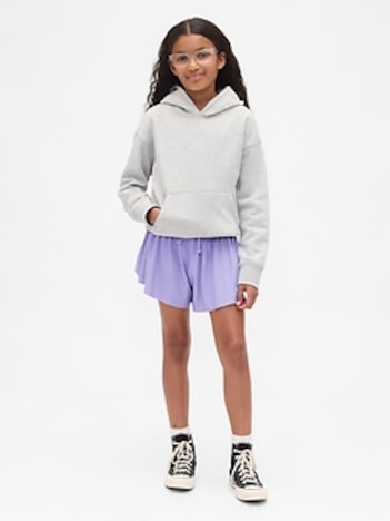 Kids Butterfly-Hem Run Shorts