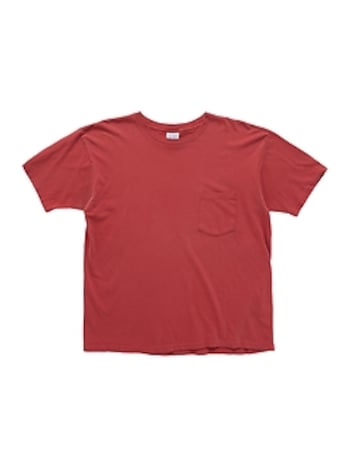 1990s GapVintage Men's Faded Red Pocket T-Shirt — L