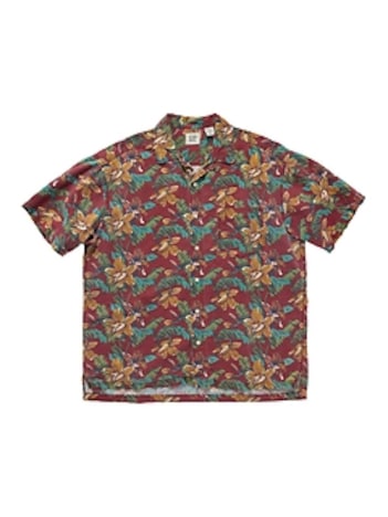 2000s GapVintage Men's Linen-Cotton Hawaiian Shirt — L
