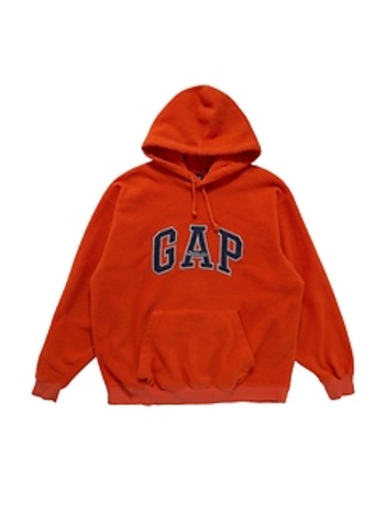 1990s GapVintage Men's Athletic Logo Hoodie — L