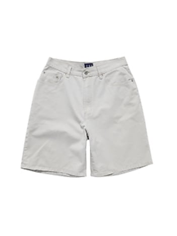 1990s GapVintage Women's Off-White Denim Shorts — 12