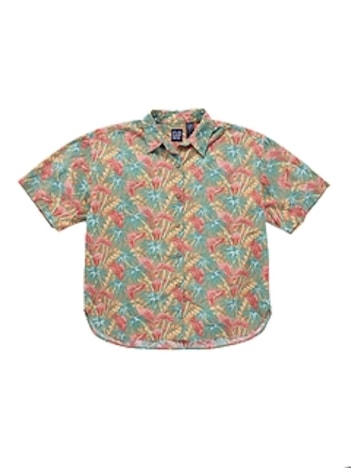 1990s GapVintage Women's Hawaiian Shirt — L