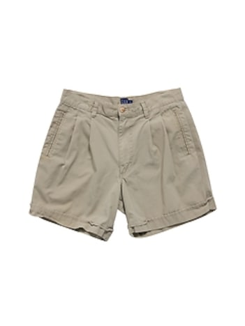 1990s GapVintage Men's Pleated Khaki Shorts — 30