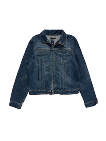 2001 GapVintage Women's Stretch Denim Jacket — L