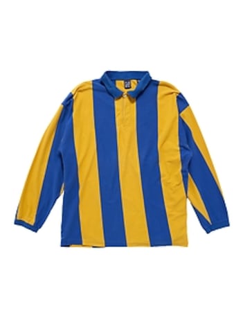 1990s GapVintage Men's Stripe Rugby Shirt — XL