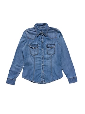 2002 GapVintage Women's Western Denim Shirt— S