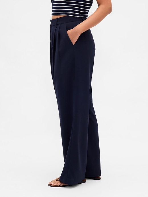 Image number 3 showing, Curvy 365 High Rise Pleated Trousers