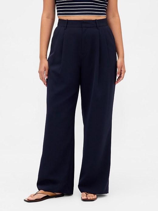 Image number 2 showing, Curvy 365 High Rise Pleated Trousers
