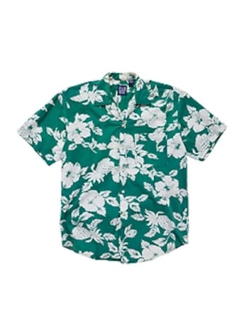 1990s GapVintage Men's Hawaiian Shirt — S