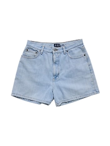 1990s GapVintage Women's Faded Denim Shorts — 12