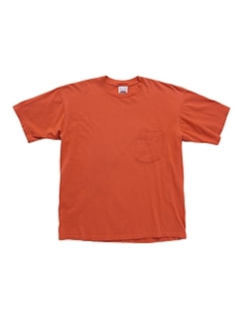 1990s GapVintage Men's Orange Pocket T-Shirt — M