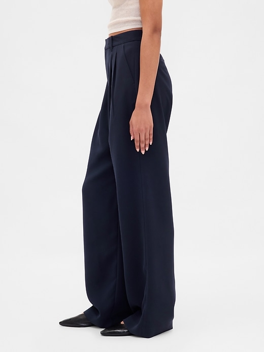 Image number 3 showing, 365 High Rise Pleated Trousers