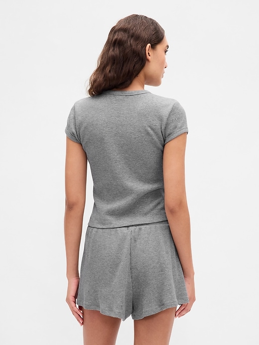 Image number 3 showing, Waffle PJ T-Shirt