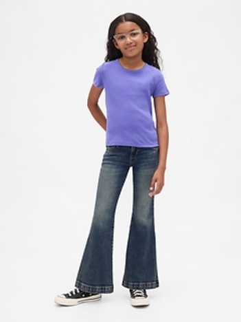 Kids Low Rise Flare Jeans