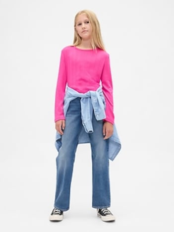 Kids Low Rise UltraSoft Relaxed Straight Jeans