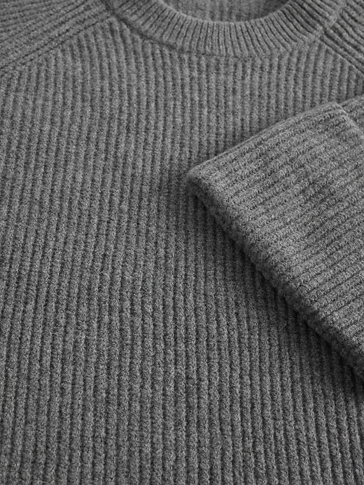 Image number 4 showing, CashSoft Shaker-Stitch Boyfriend Sweater