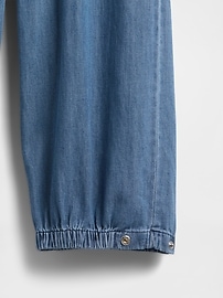 Kids Denim Baggy Joggers