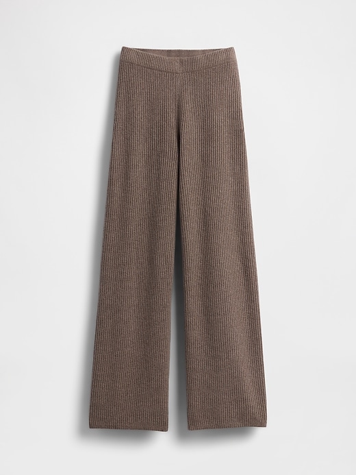 Image number 5 showing, CashSoft Shaker-Stitch Sweater Pants