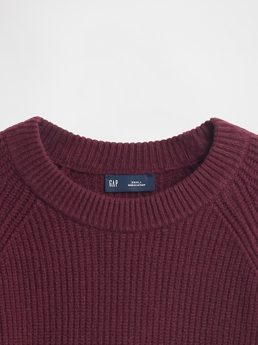 Image number 4 showing, CashSoft Shaker-Stitch Boyfriend Sweater