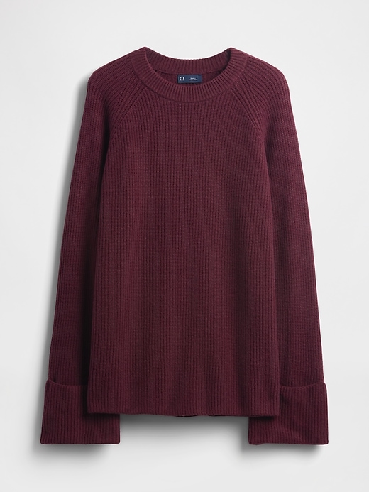 Image number 5 showing, CashSoft Shaker-Stitch Boyfriend Sweater