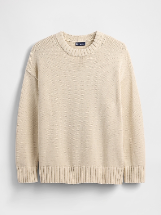 Image number 5 showing, 100% Cotton Oversized Sweater