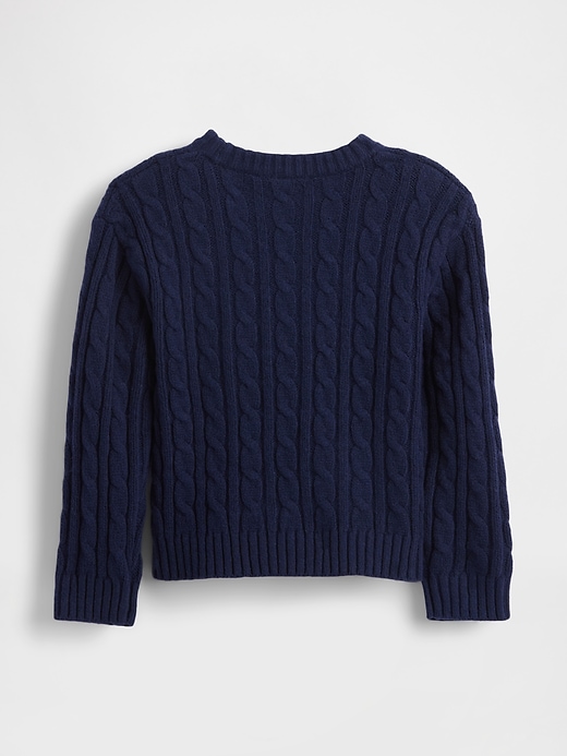 Image number 2 showing, Baby & Toddler CashSoft Cable-Knit Sweater