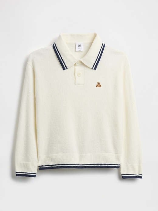 Image number 1 showing, Baby & Toddler CashSoft Polo Sweater
