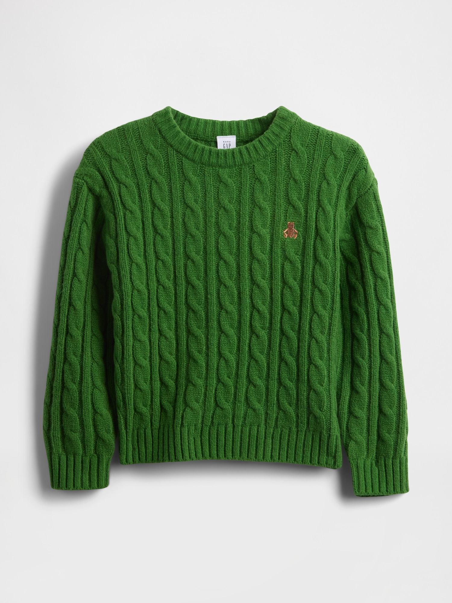 Baby & Toddler CashSoft Cable-Knit Sweater - Saratoga Green