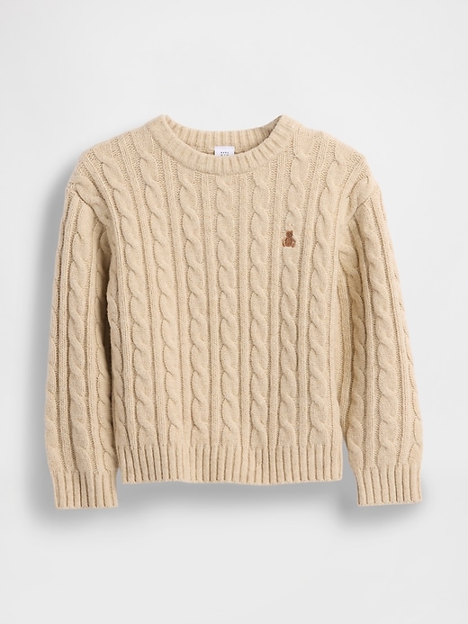 Image number 1 showing, Baby & Toddler CashSoft Cable-Knit Sweater