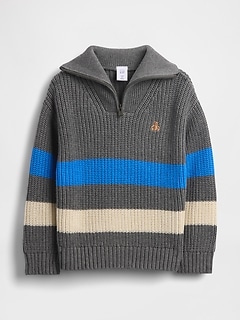 Baby & Toddler Quarter-Zip Sweater