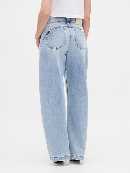 Image number 4 showing, Gap × BÉIS High Rise Barrel Jeans