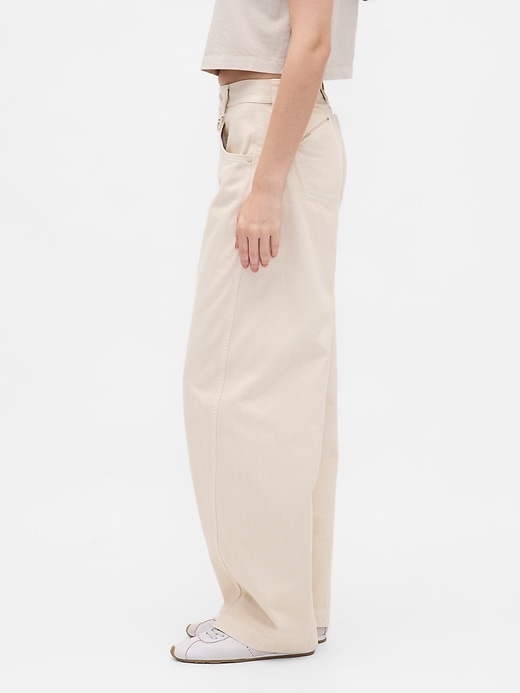 Image number 3 showing, Gap × BÉIS High Rise Barrel Jeans