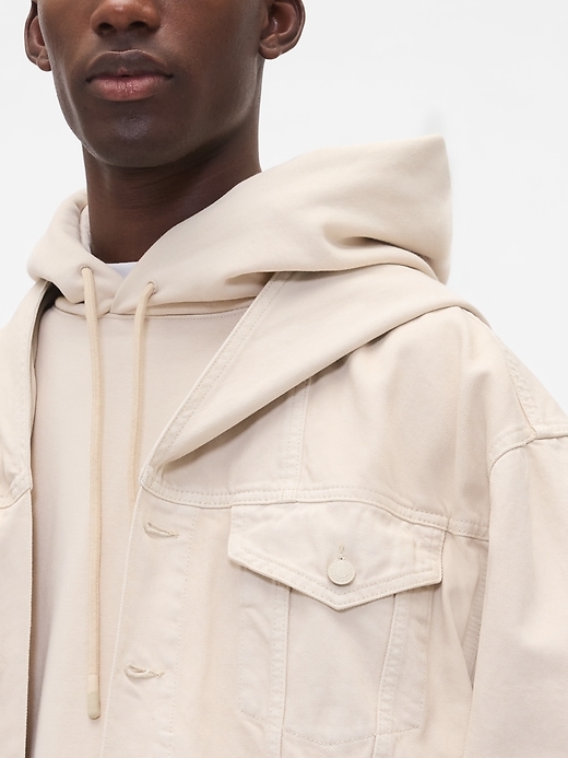 Image number 5 showing, Gap × BÉIS Oversized Denim Jacket