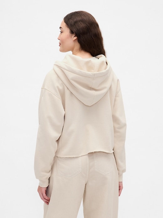 Image number 3 showing, Gap × BÉIS Oversized Crop Hoodie