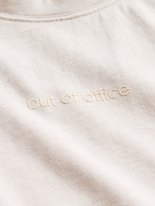 Image number 4 showing, Gap × BÉIS Organic Cotton VintageSoft Crop Graphic T-Shirt