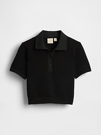Gap × BÉIS Seamless Crop Polo Shirt