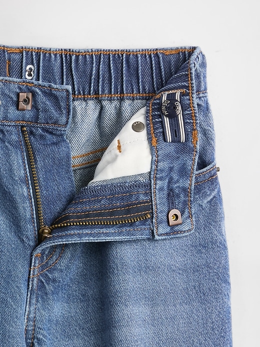 Image number 5 showing, Kids Mid Rise UltraSoft Relaxed Crop Jeans
