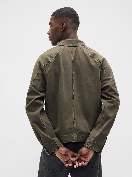Image number 3 showing, Canvas Denim Chore Jacket