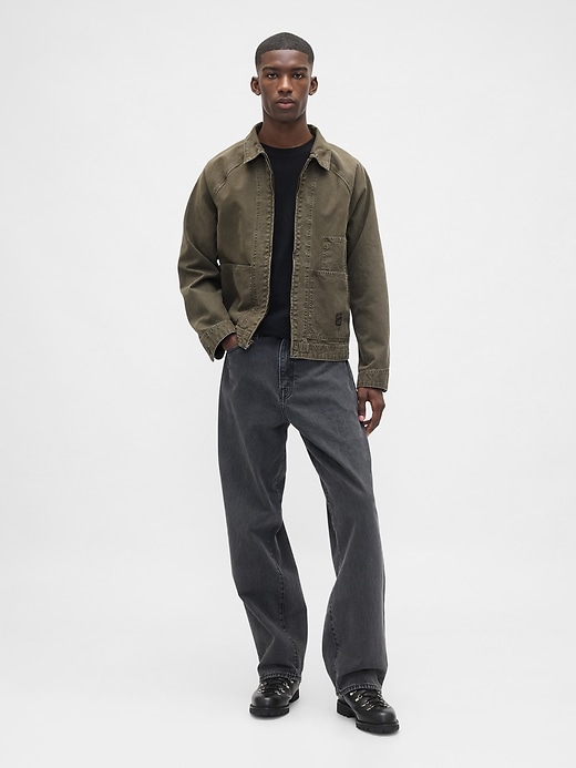 Image number 2 showing, Canvas Denim Chore Jacket