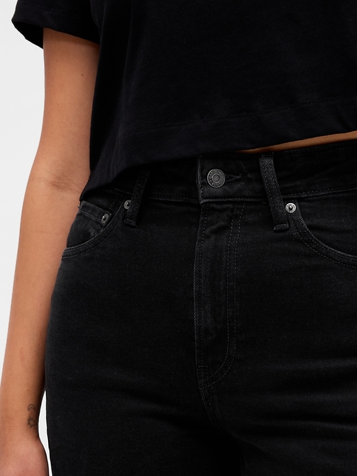 Image number 6 showing, Curvy High Rise Stride Wide-Leg Ankle Jeans