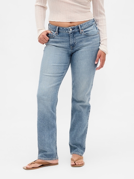 Image number 2 showing, Curvy Low Rise '90s Straight Jeans