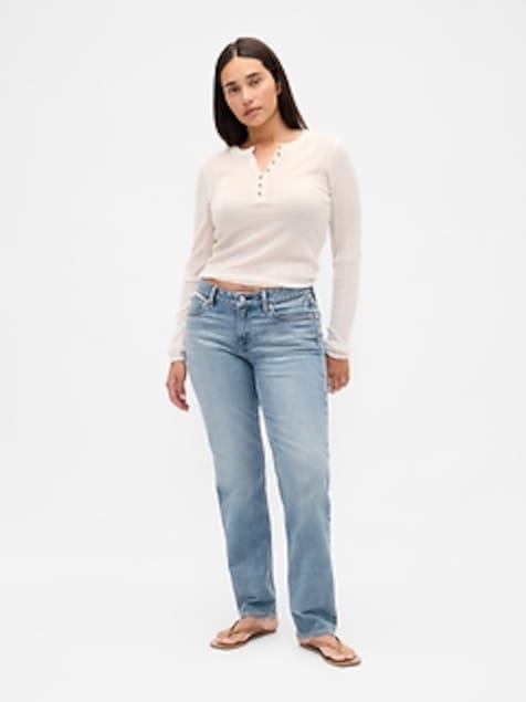 Curvy Low Rise '90s Straight Jeans